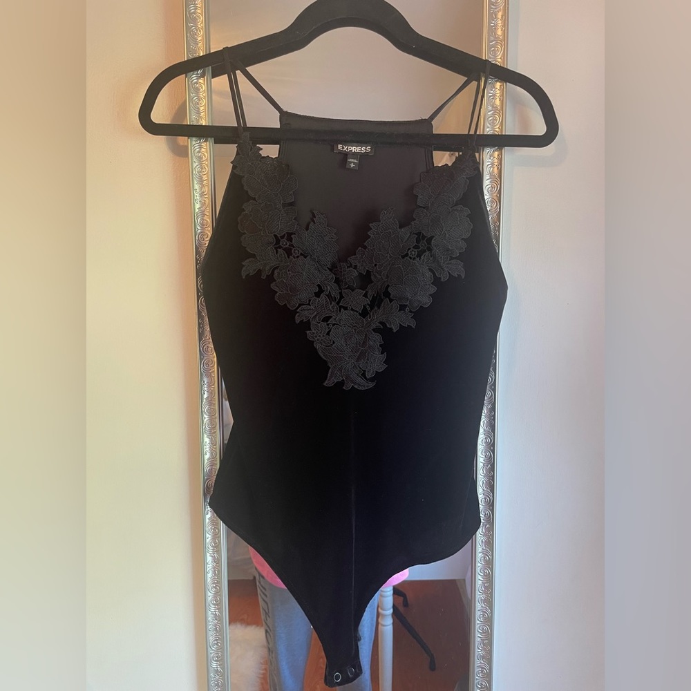 Express Velvet Bodysuit